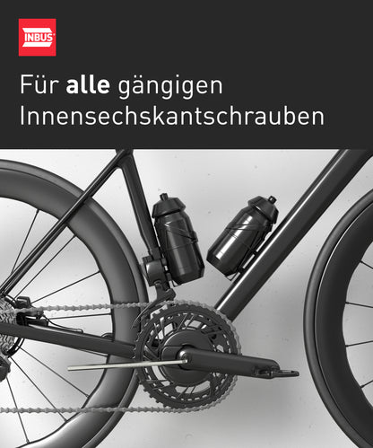INBUS® 70006 Winkelschraubendreher Set 9tlg, 1.5–10mm — Made in Germany