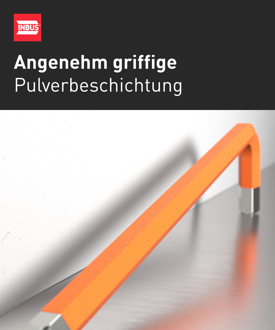 INBUS® 70273 Winkelschraubendreher Set 9tlg, 1.5–10mm, mit ColorGrip bunt & Kugelkopf — Made in Germany