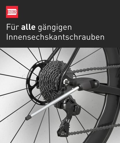 INBUS® 74094 T-Griff Schraubendreher 7mm, mit HybridTouch — Made in Germany
