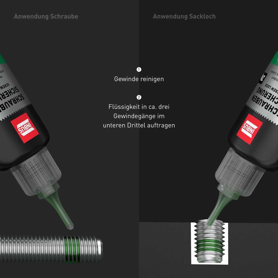 INBUS® 79680 Schraubensicherung hochfest, 20g