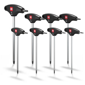 TORX® T-Griff Schraubendreher Set 8tlg, TX9–40, mit HybridTouch — Made in Germany (INBUS® 74124)