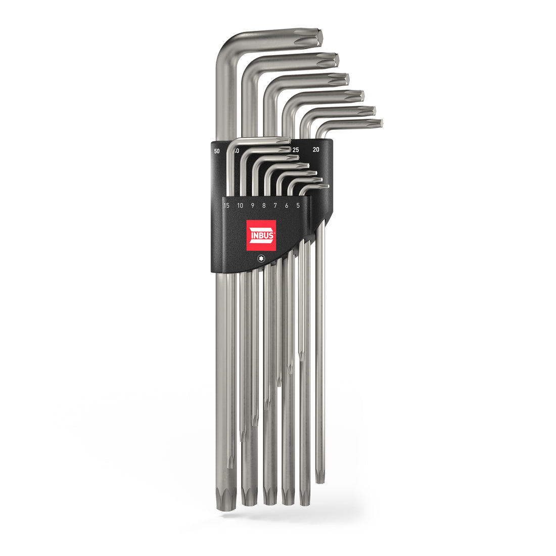 TORX® Winkelschraubendreher Set 13tlg., TX5–50 — Made in Germany (INBUS® 74216)