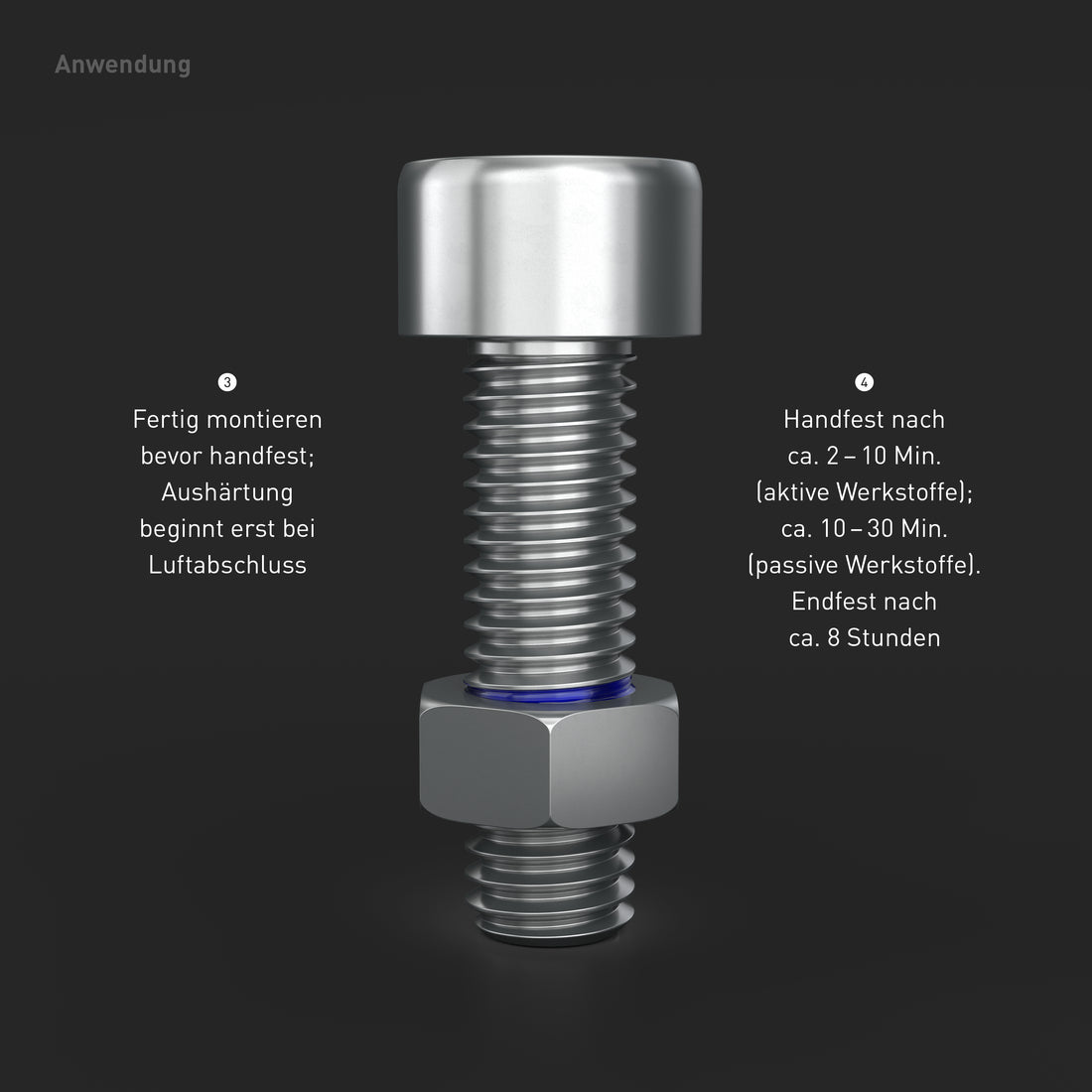 INBUS® 79560 Schraubensicherung mittelfest, 40g