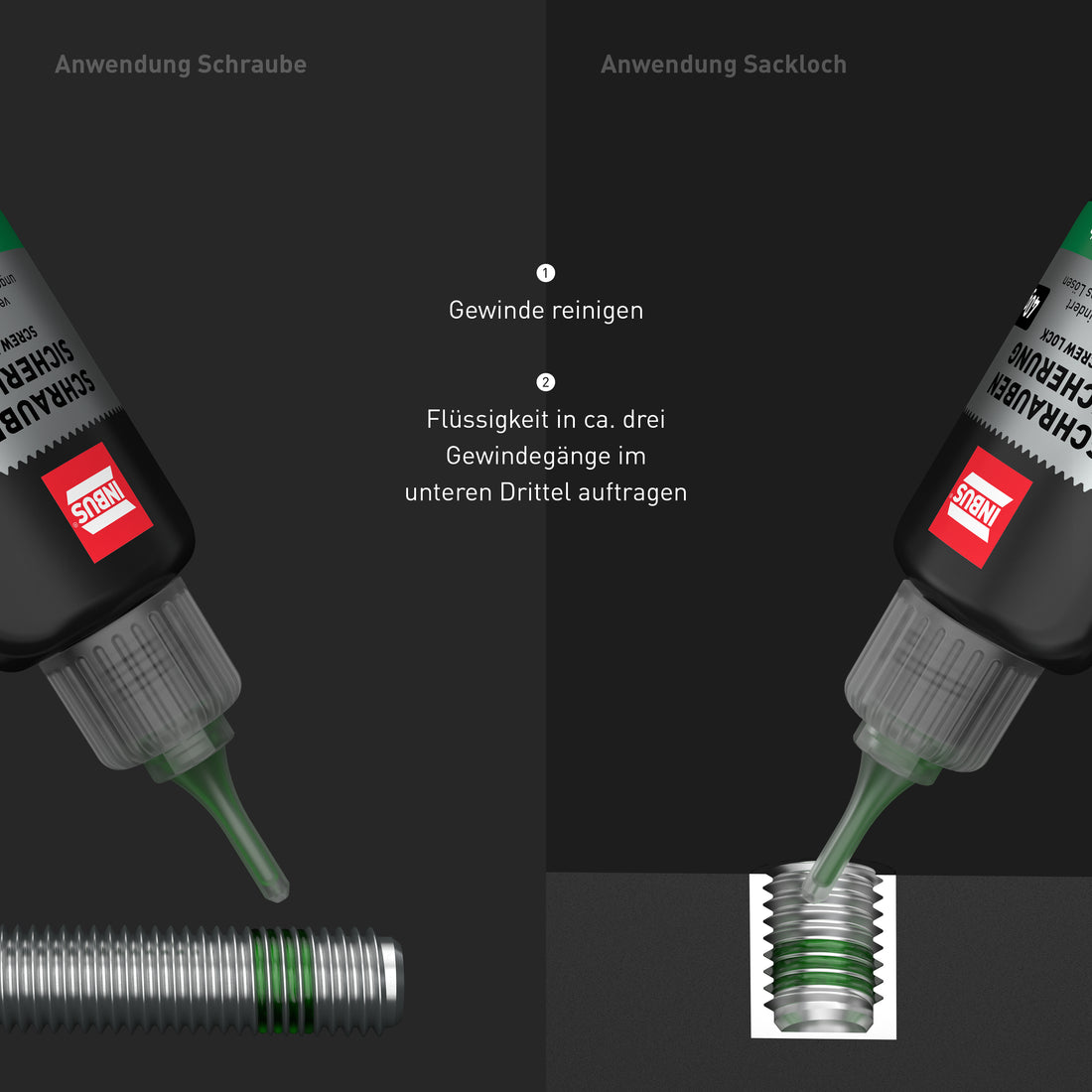 INBUS® 79680 Schraubensicherung hochfest, 40g