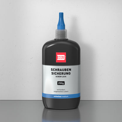 INBUS® 79560 Schraubensicherung mittelfest, 250g — Made in Germany