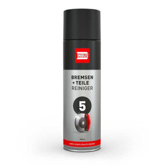 INBUS® Bremsen + Teilereiniger (mit Aceton), 500ml — Nr. 5 der Schraubchemie® — Made in Germany (75022)