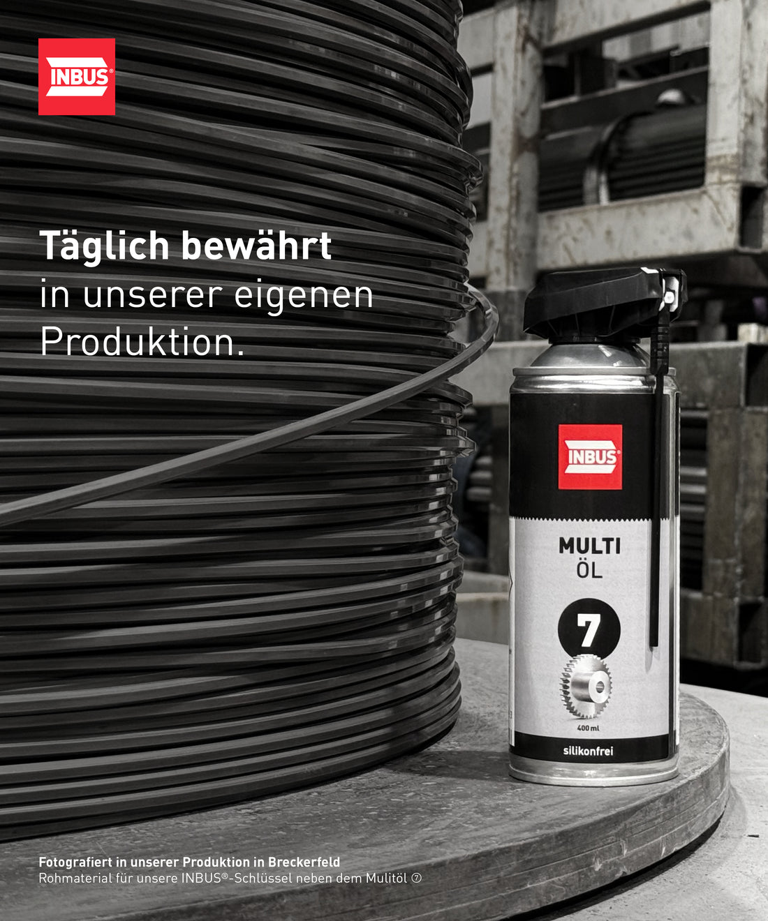 INBUS® Multiöl (silikonfrei), 400ml — Nr. 7 der Schraubchemie® — Made in Germany (75046)