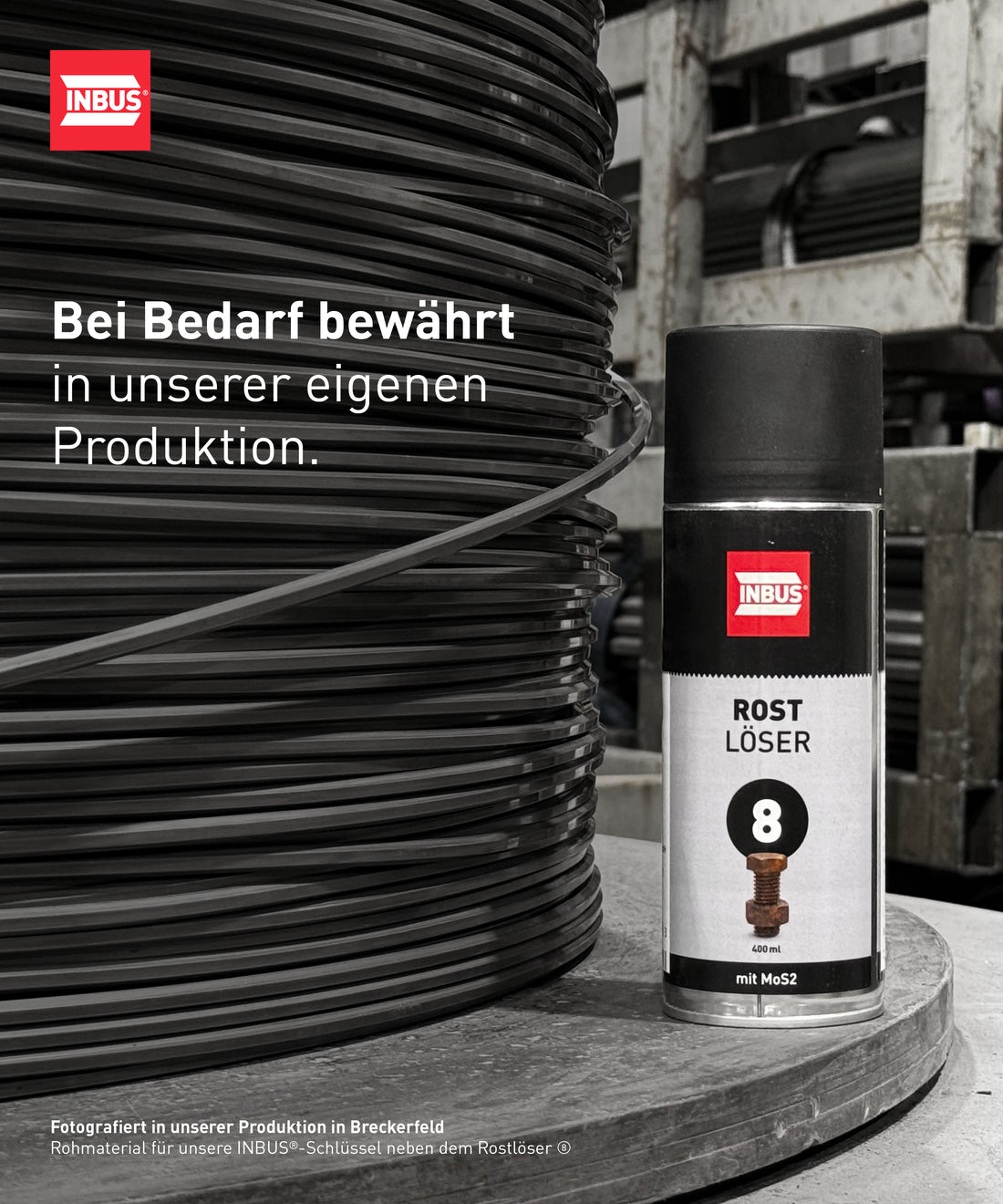 INBUS® Rostlöser (mit MoS2), 400ml — Nr. 8 der Schraubchemie® — Made in Germany (75053)
