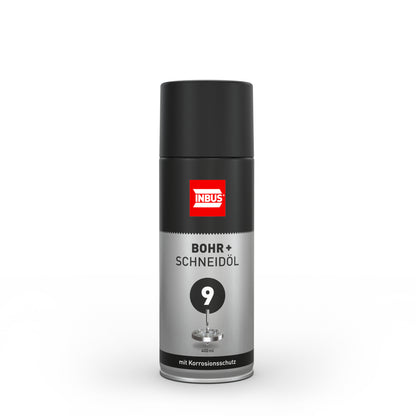 INBUS® Bohr + Schneidöl (mit Korrosionsschutz), 400ml — Nr. 9 der Schraubchemie® — Made in Germany (75060)