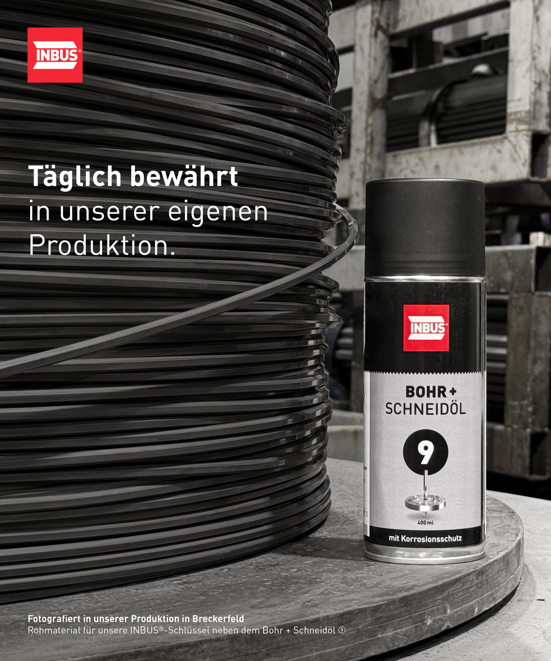 INBUS® Bohr + Schneidöl (mit Korrosionsschutz), 400ml — Nr. 9 der Schraubchemie® — Made in Germany (75060)