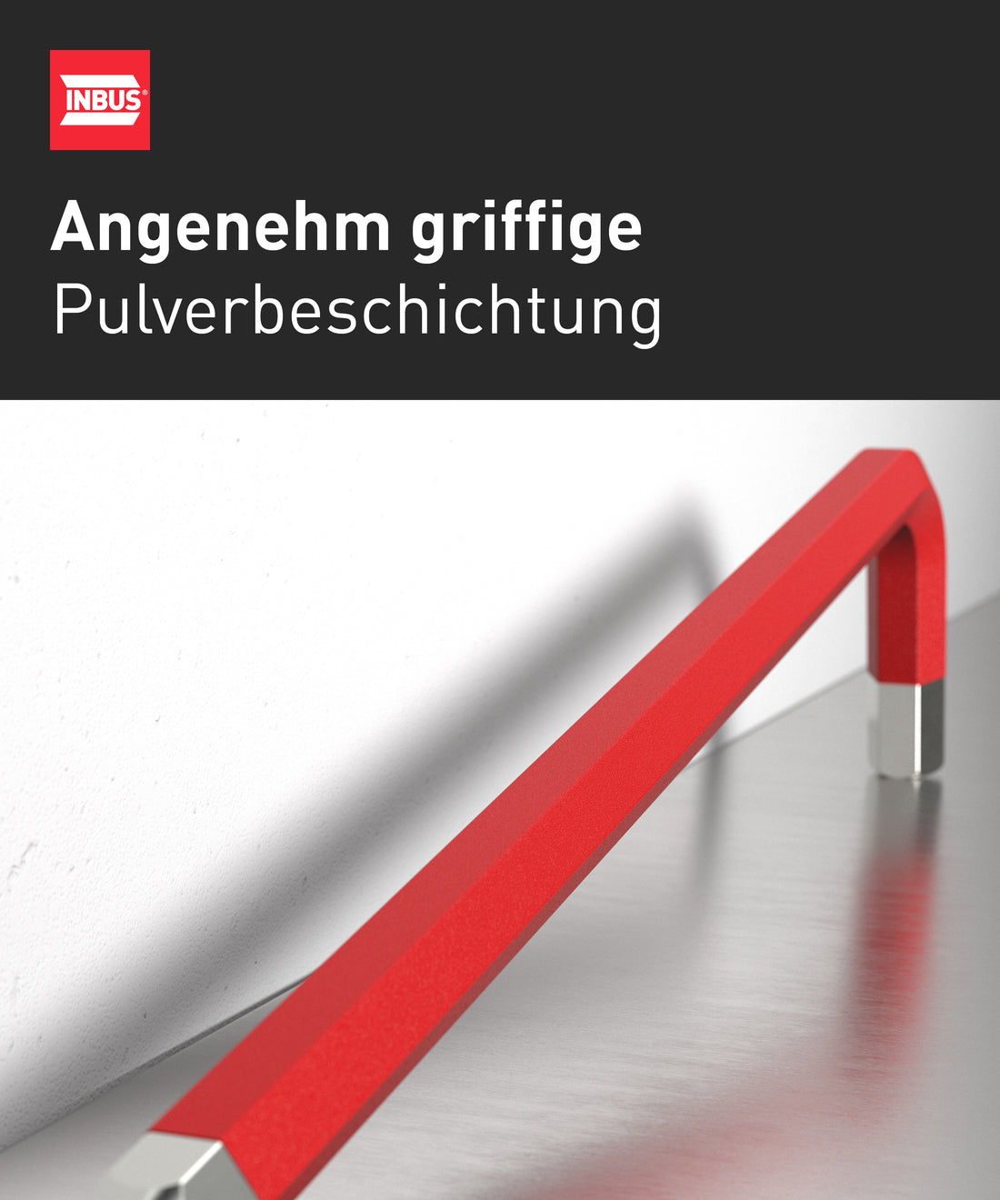 INBUS® 75558 Winkelschraubendreher Set 9tlg, 1.5–10mm, mit ColorGrip Deutschland & Kugelkopf — Made in Germany
