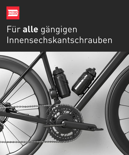 INBUS® 75855 Winkelschraubendreher (ISO 2936) 0.9mm, 100 Stück — Made in Germany