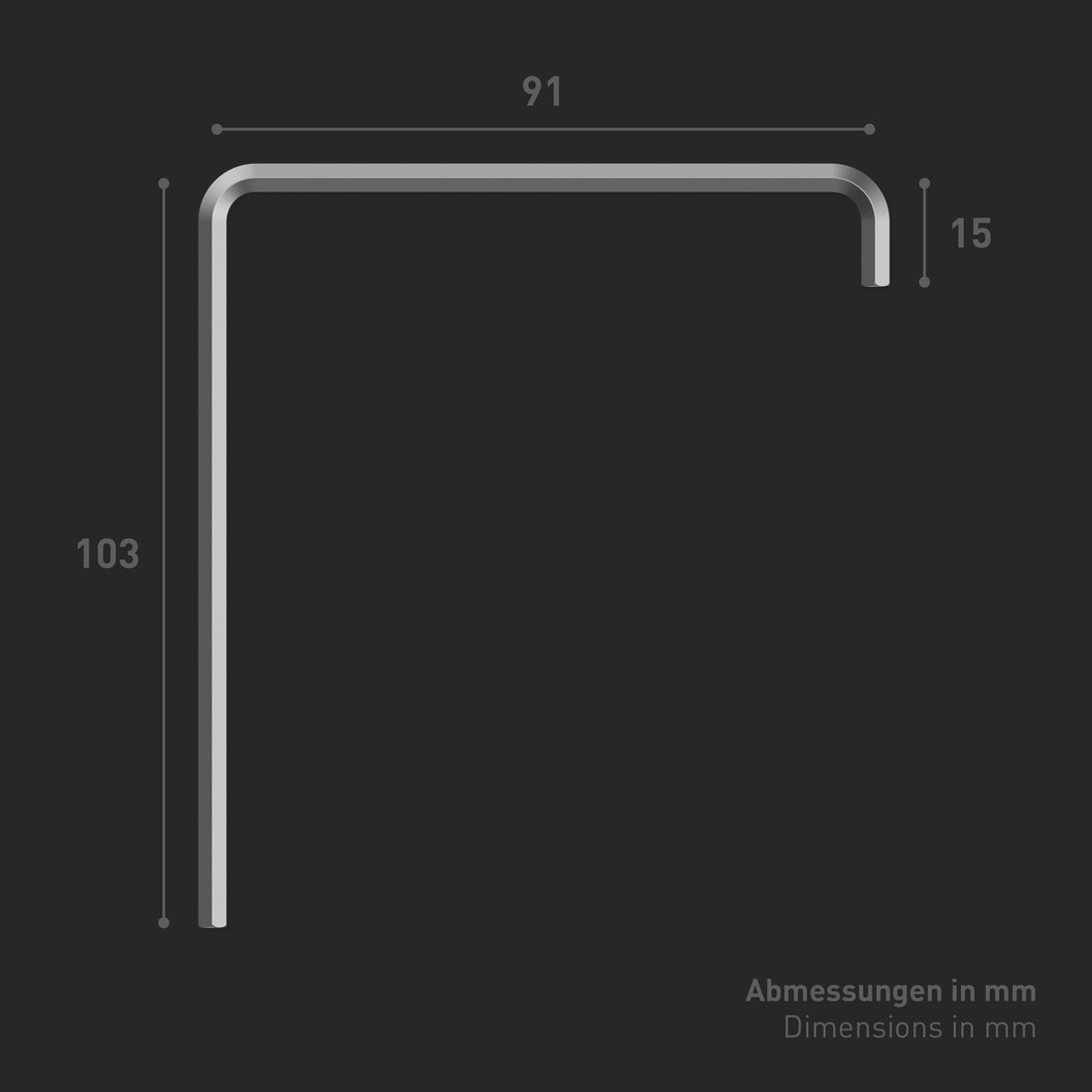INBUS® 79962 Fenster Einstellwerkzeug 4mm — Made in Germany
