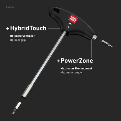 INBUS® 79979 T-Griff Bit-Halter 6.3 mm (1/4"), mit HybridTouch