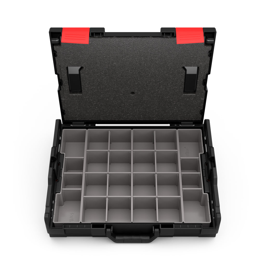 INBUS® L-BOXX Sortimentskoffer (mit Deckeldichtung und Insetboxenset), für Schrauben, Muttern und Scheiben — Das Original (72205014-IN)